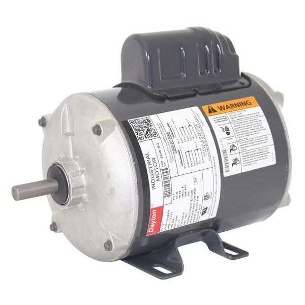 Capacitor-Start General Purpose Motor, 1/3 HP, 115/208-230V AC Voltage, 48 Frame