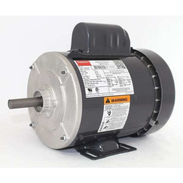 Capacitor-Start General Purpose Motor, 3/4 HP, 115/208-230V AC Voltage, 56 Frame