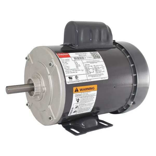 Capacitor-Start General Purpose Motor, 1 HP, 115/208-230V AC Voltage, 56 Frame, 3,450 Nameplate RPM
