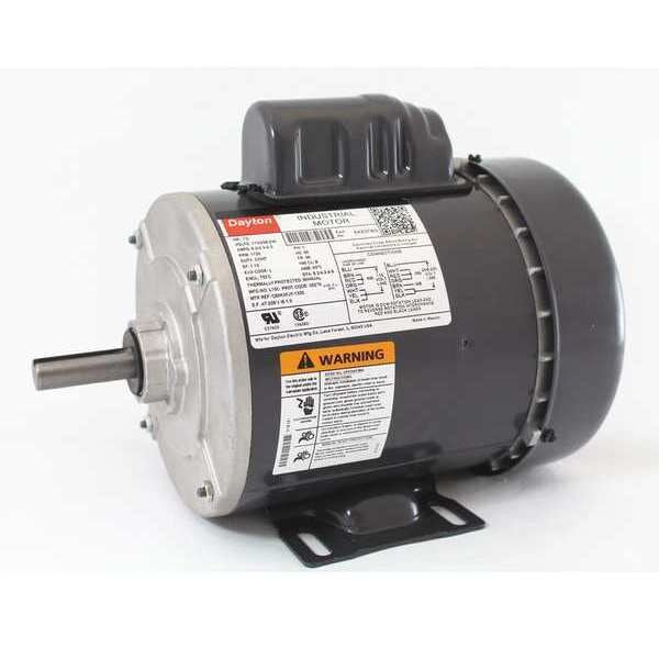 Capacitor-Start General Purpose Motor, 1/2 HP, 115/208-230V AC Voltage, 56 Frame