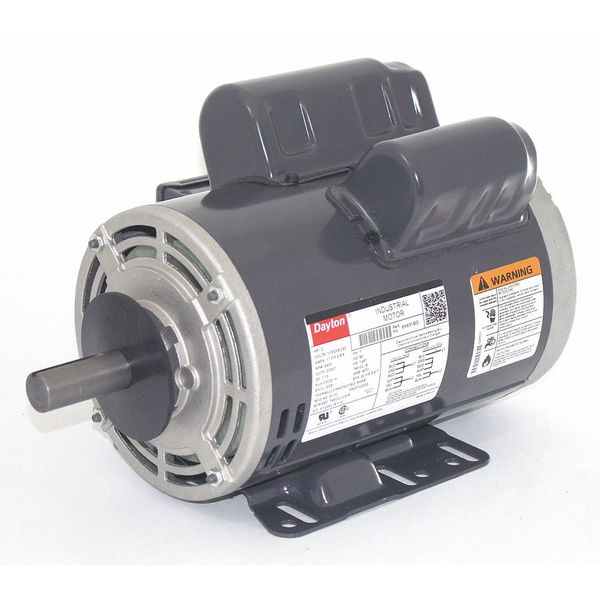 Capacitor-Start/Run General Purpose Motor, 2 HP, 115/208-230V AC Voltage, 145T Frame