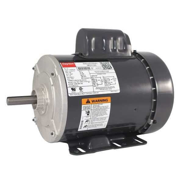 Capacitor-Start General Purpose Motor, 1 HP, 115/208-230V AC Voltage, 56H Frame, 1,725 Nameplate RPM