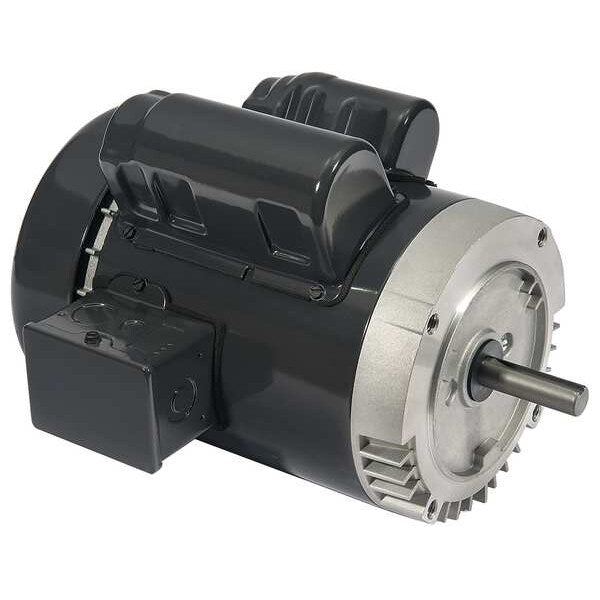 Capacitor-Start/Run General Purpose Motor, 1 HP, 115/208-230V AC Voltage, 56C Frame