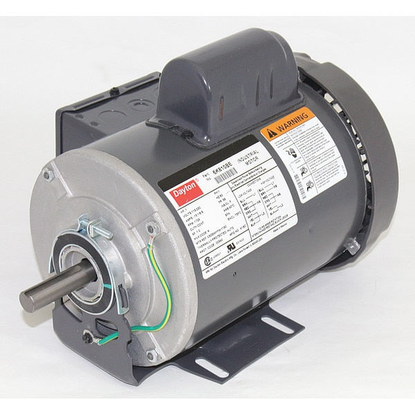 Capacitor-Start General Purpose Motor, 1 HP, 115/230V AC Voltage, 56 Frame, 1,725 Nameplate RPM
