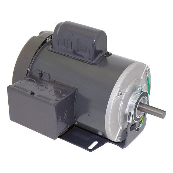 Capacitor-Start General Purpose Motor, 1 HP, 115/230V AC Voltage, 56 Frame, 1,725 Nameplate RPM