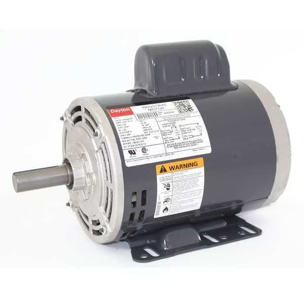 Capacitor-Start General Purpose Motor, 1 HP, 115/208-230V AC Voltage, 143T Frame