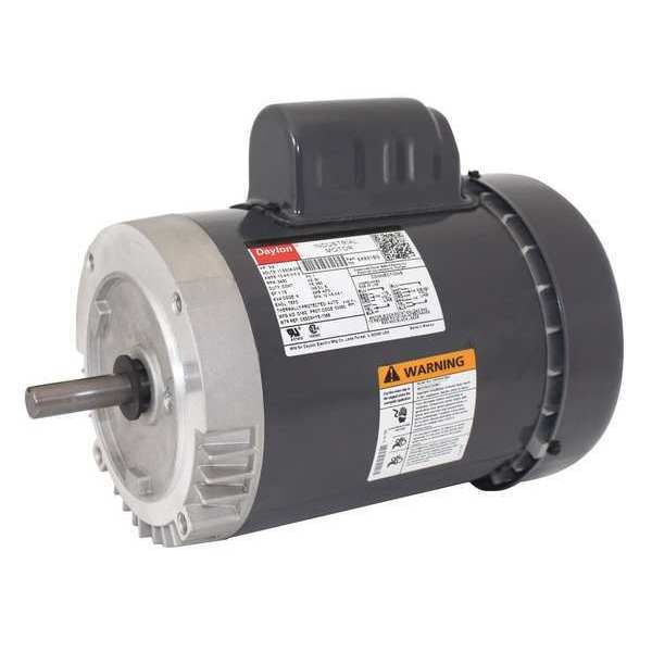 Capacitor-Start General Purpose Motor, 3/4 HP, 115/208-230V AC Voltage, 56C Frame