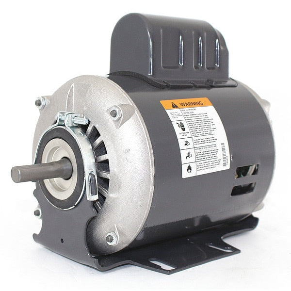 Split-Phase Start/Capacitor-Run Belt Drive Motor, 1/3 HP, 48 Frame, 115V AC Voltage