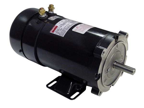 DC Motor, PM, TEFC, 1 HP, 1800 rpm, 12VDC