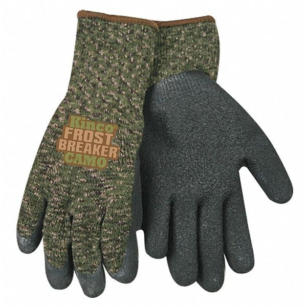 Coated Gloves, L, Camouflage, PR