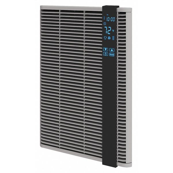 Recessed Electric Wall-Mount Heater, Recessed, 200 to 1500 W, 120V AC