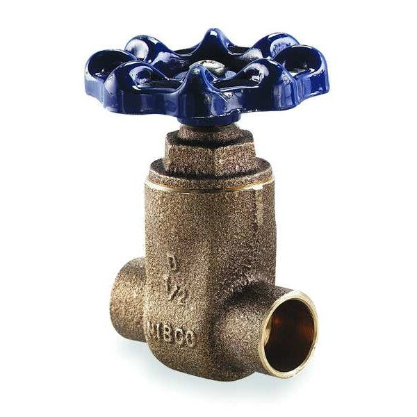 Gate Valve, 1 In., Solder, Bronze