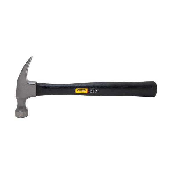 16 oz. Straight Claw Hammer, Hickory Handle, Steel Head