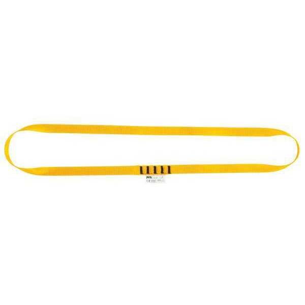 Sewn Webbing Sling, 23 3/5 in, Yellow