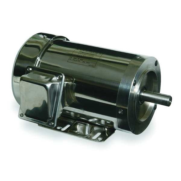 Washdown Motor, 3 Ph, TEFC, 1 HP, 3470 rpm