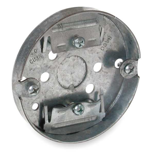 Electrical Box, Round Ceiling Pan, 1 gang