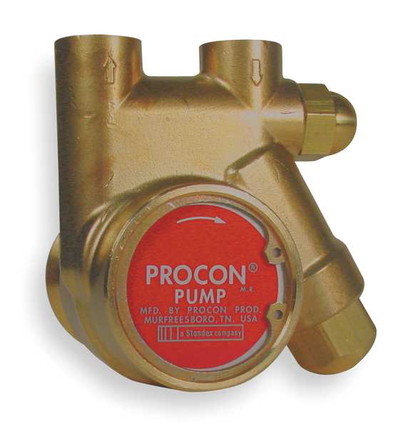 Rotary Vane Pump, 3/8 In, 73 GPH