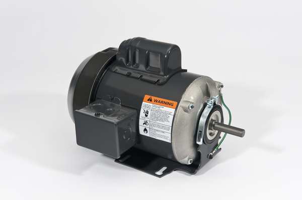 Capacitor-Start General Purpose Motor, 1/4 HP, 48Z Frame, 115/230V AC Voltage, 1,725 Nameplate RPM