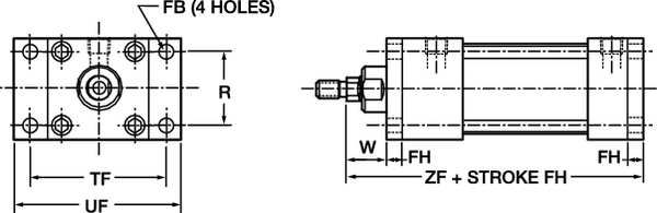 Rear Flange Mounting Kit