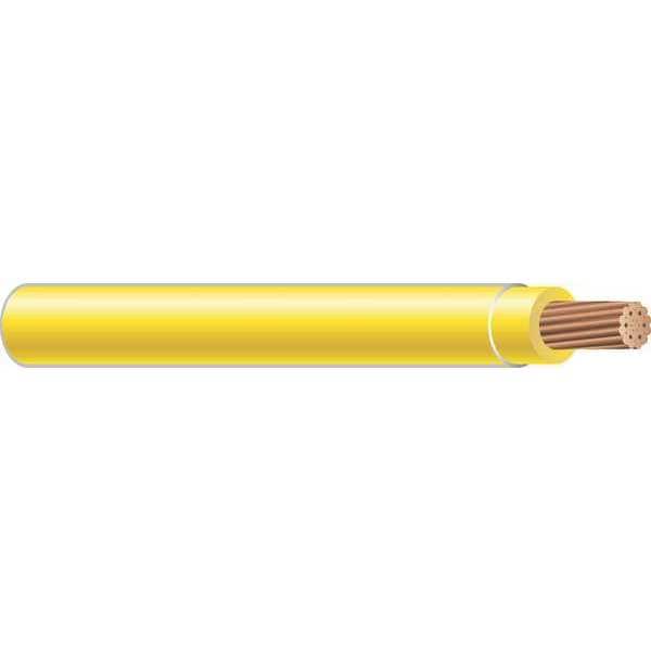 Fixture Wire, TFFN, 18 AWG, 500 ft, Yellow, Nylon Jacket, PVC Insulation