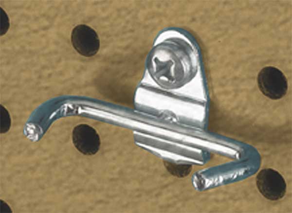 3/4 In. Steel Pliers Holder for 1/8 In. and 1/4 In. Pegboard 10 Pack