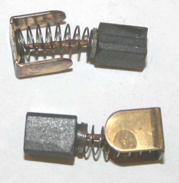 Motor Brush Set, 1/4 In L, 3/16 In W, Pk2