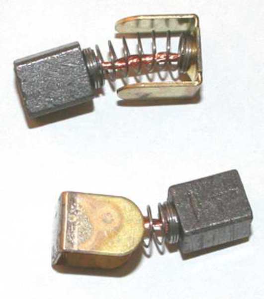Motor Brush Set, 1/4 In L, 3/16 In W, Pk2