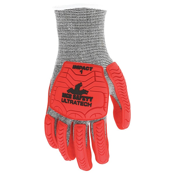 Coated Gloves, L, knit Cuff, PK12