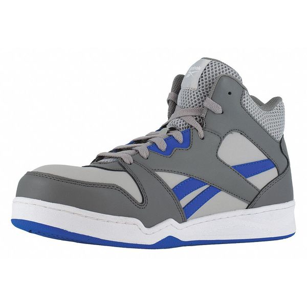 8-1/2 Size Men's Athletic High-Top Composite Work Shoe , Gray