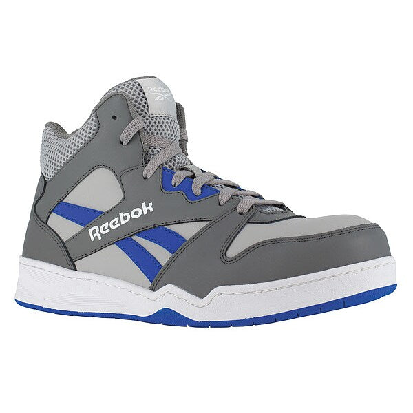 8 Size Men's Athletic High-Top Composite Work Shoe , Gray