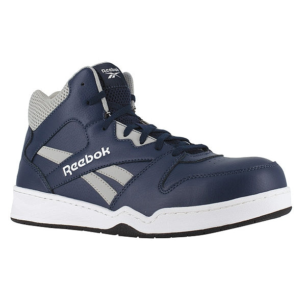 13 Size Men's Athletic High-Top Composite Work Shoe , Navy