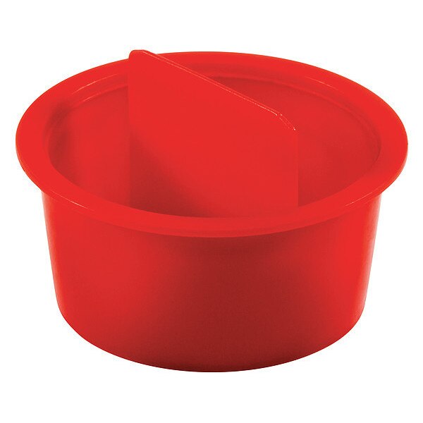 Center Pull-Tab Tapered Plug, Red, Low-Density Polyethylene 200 PK