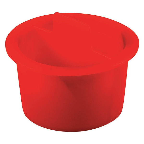 Center Pull-Tab Tapered Plug, Red, Low-Density Polyethylene 2000 PK