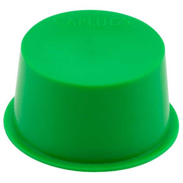 Tapered Cap/Plug, Green, 2500 PK
