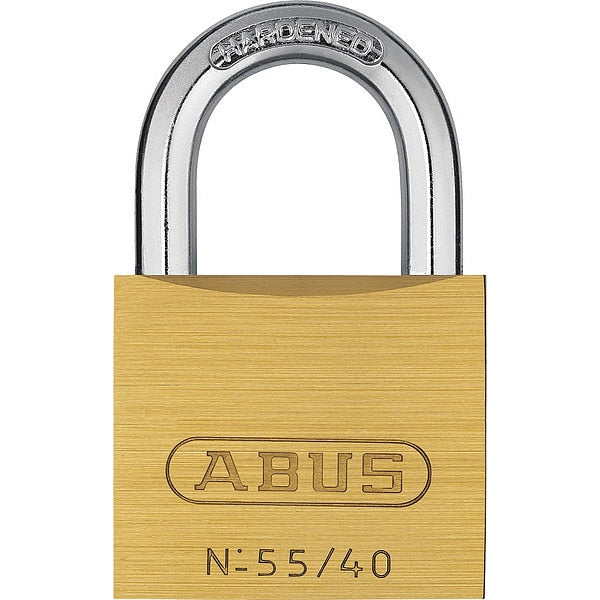 Solid Brass Padlock Keyed Alike, Keyed Alike, Standard Shackle, Hardened Steel Shackle