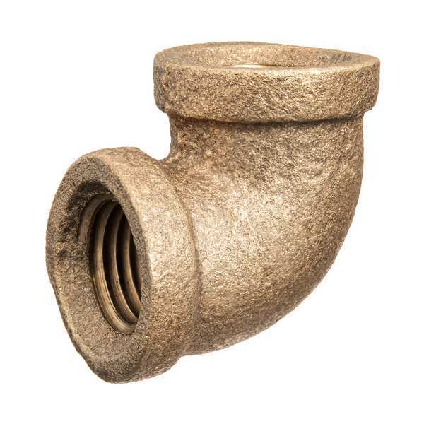 90 Elbow, Brass, 1/4 in, F BSPT, Class 125