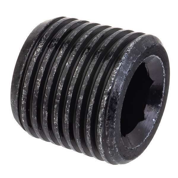 Hex Drive Plug, Brass, 1/2 in, MNPTF