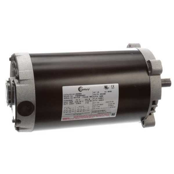 3-Phase General Purpose Pump Motor, 1 1/2 HP, 56C Frame, 230/460V AC Voltage, 3,450 Nameplate RPM