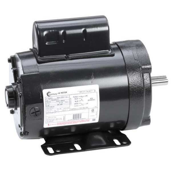 Pump Duty Motor, Permanent Split Capacitor, 1 HP, 208-230V AC, 3,450 Nameplate RPM, L56HCZ Frame