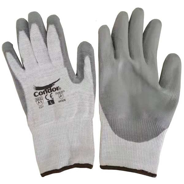 Cut-Resistant Gloves, Polyurethane, S, PR