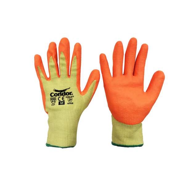 Cut-Resistant Gloves, Nitrile, M/8, PR