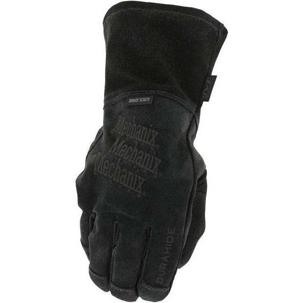 Welding Gloves, Black, 8, PR