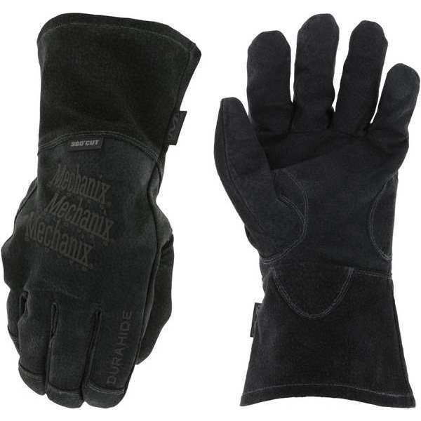 Welding Gloves, Black, 8, PR