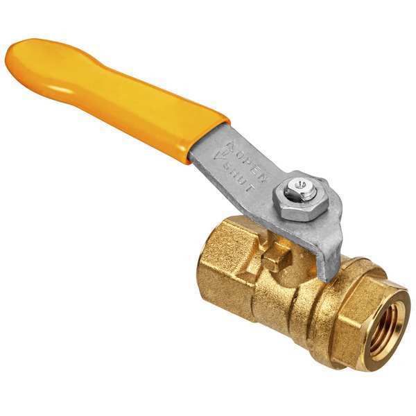 Ball Valve, Brass, Straight