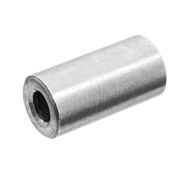 Brass Unthreaded Round Spacers, #10 Screw Size, Zinc Plated Brass (ZincPlated), 1 3/8