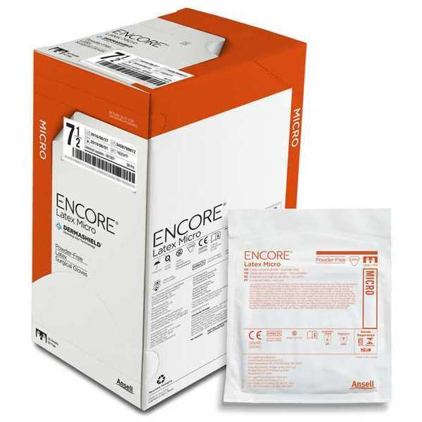 Disposable Gloves, Latex, Brown, XS ( 6 ), 50 PK
