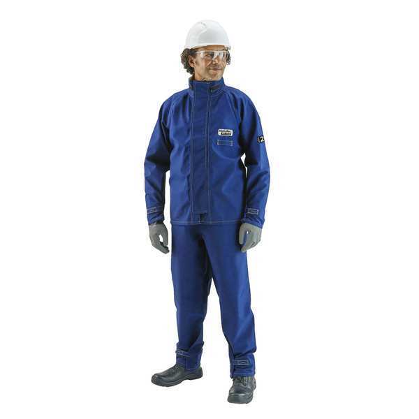 Jacket, Flame Resistant, Blue, Nomex, L