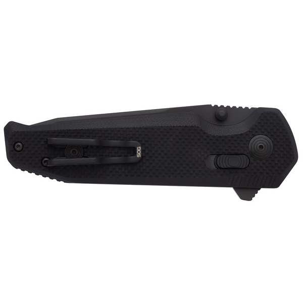 Folding Knives, Black, Steel, Straight