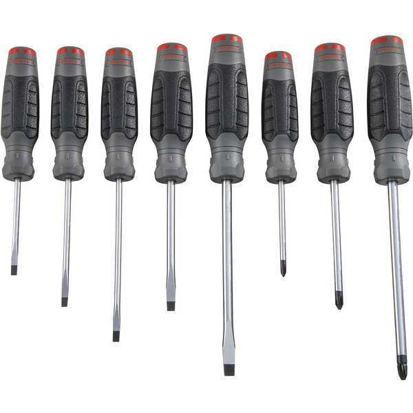 Screwdriver Sets, Cushion Grip, 8 Pieces