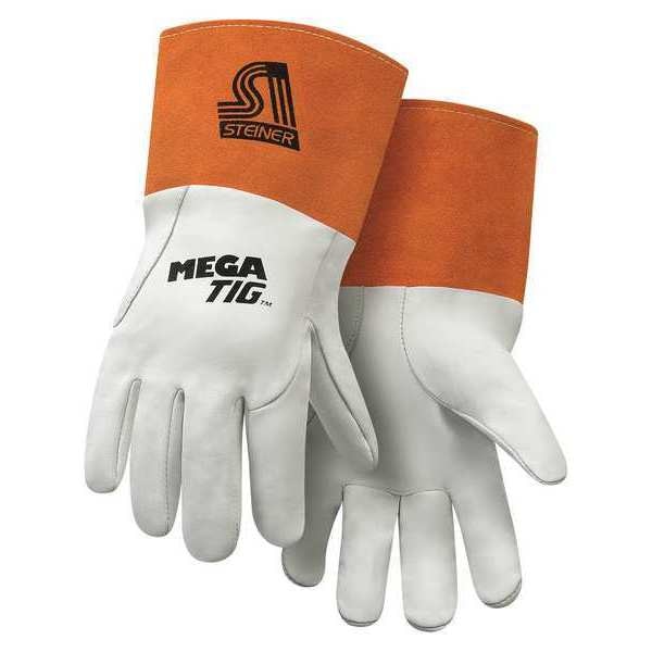 TIG Welding Gloves, Kidskin Palm, L, PR